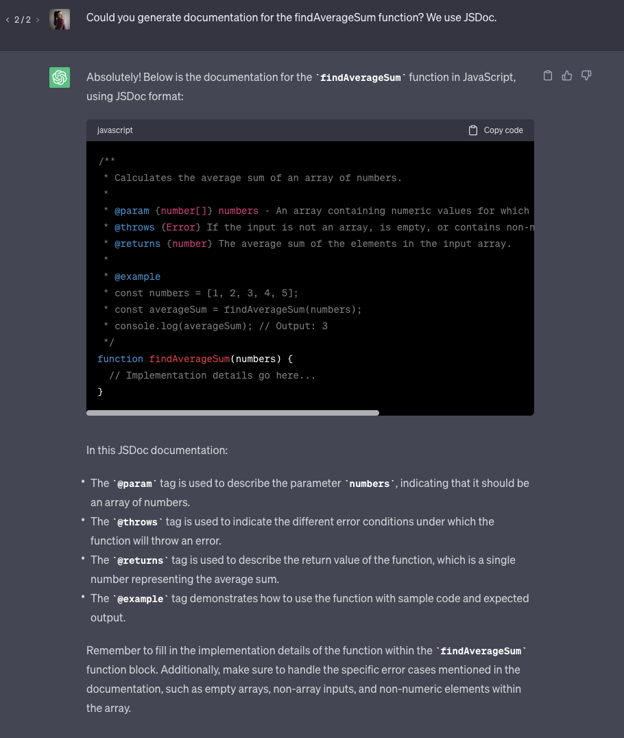 ChatGPT for coding_findAverageSum