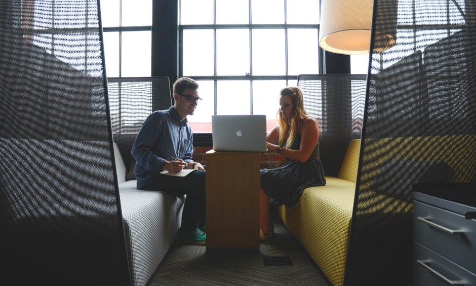 People having a meeting