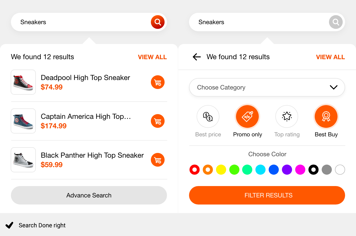 e-commerce mobile app design_Search